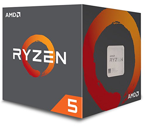 Procesador AMD Ryzen 5 1600 con enfriador Wraith Spire (YD1600BBAEBOX)