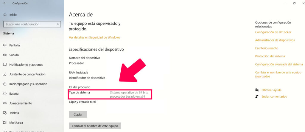 Cómo averiguar la versión adecuada de windows para instalar autofirma